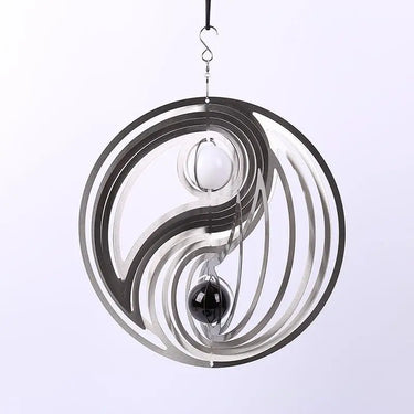 Yin Yang Stainless Steel Wind Spinner-Your Soul Place